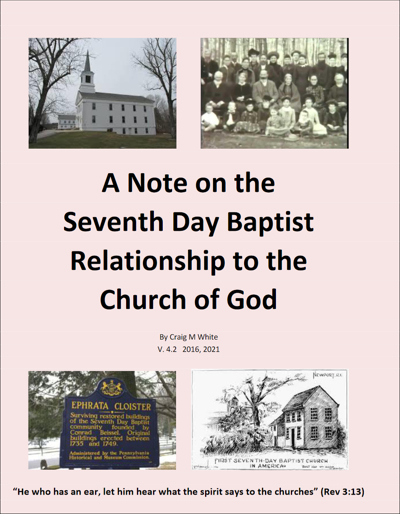 CW | Church of God history articles, notes & charts