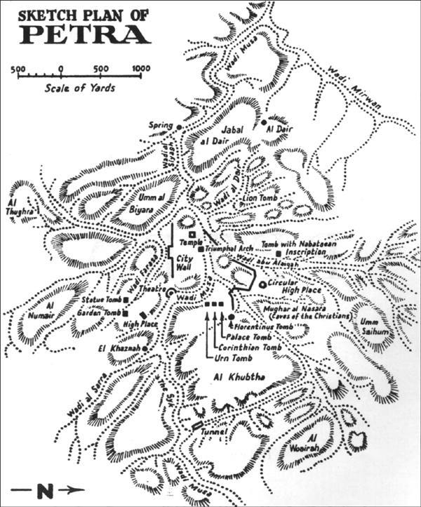 План города петра иордания