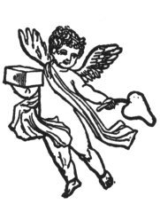 Cupid, with Symbolic Heart